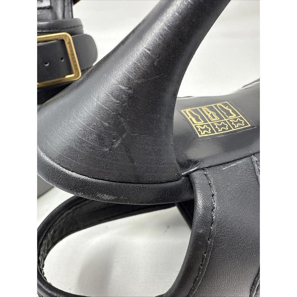 New Burberry Strappy Leather Heels Sandals 39 - Picture 13 of 16